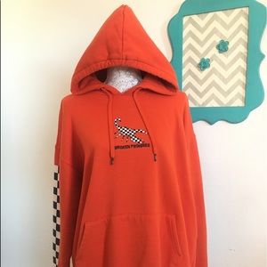 Broken Promises 2 Toned Orange Hoodie